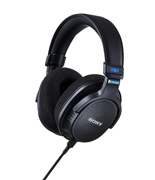 Sony MDR-MV1, Audiophile Headphones for Mixing and Mastering, Studio Monitor Sound for Neutral Frequency Response, Excellent Wearing Comfort, Spatial Sound Creation