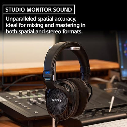 Sony MDR-MV1, Audiophile Headphones for Mixing and Mastering, Studio Monitor Sound for Neutral Frequency Response, Excellent Wearing Comfort, Spatial Sound Creation