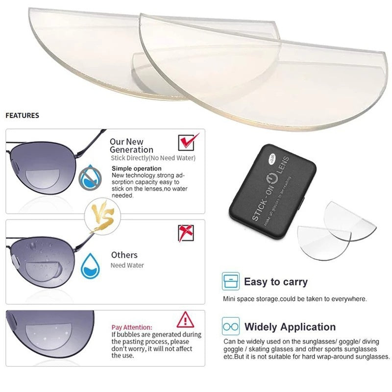 Presbyopia Patch Black-tech Portable Glassesultralight